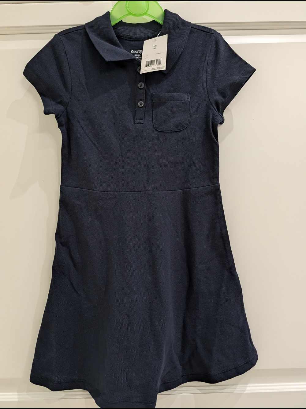 2/$20 George Navy Polo Dress – Girls Size 6